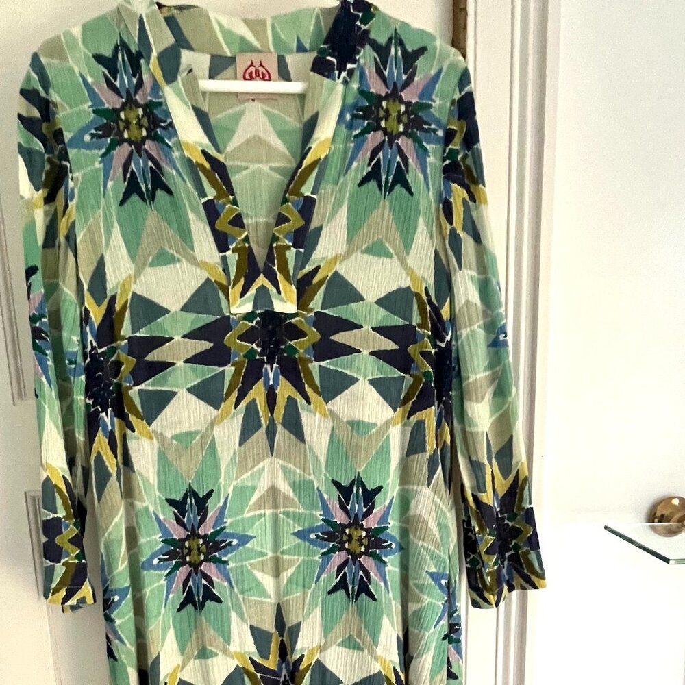 Le Sirenuse Crinkle caftan